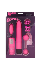 Розовый вибронабор COUPLE KIT - 1