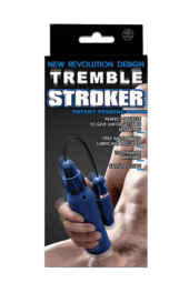 Синий мастурбатор с вибрацией TREMBLE STROKER - 1