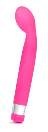 Розовый вибратор для массажа G-точки Rose Scarlet G - 17,8 см. - 0
