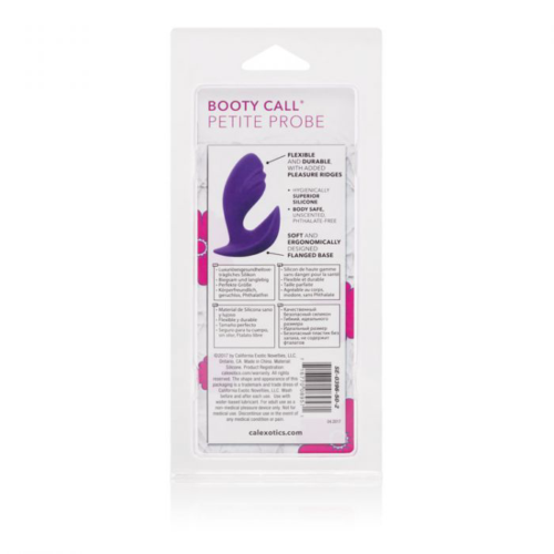 Фиолетовая анальная пробка Booty Call Petite Probe - 7 см. - 4
