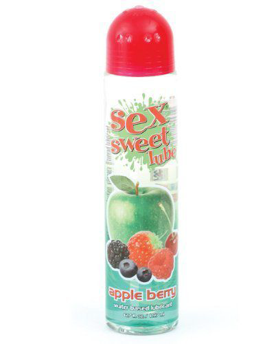 Вкусовой лубрикант с ароматом яблока и ягод Sex Sweet Lube - 197 мл. - 0