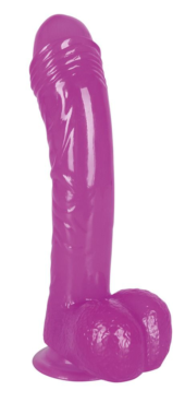 Фиолетовый фаллоимитатор Ready Mate - 19 см. - 0
