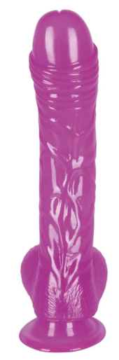 Фиолетовый фаллоимитатор Ready Mate - 19 см. - 2