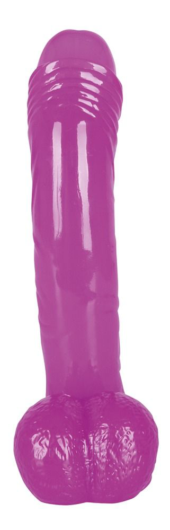 Фиолетовый фаллоимитатор Ready Mate - 19 см. - 1