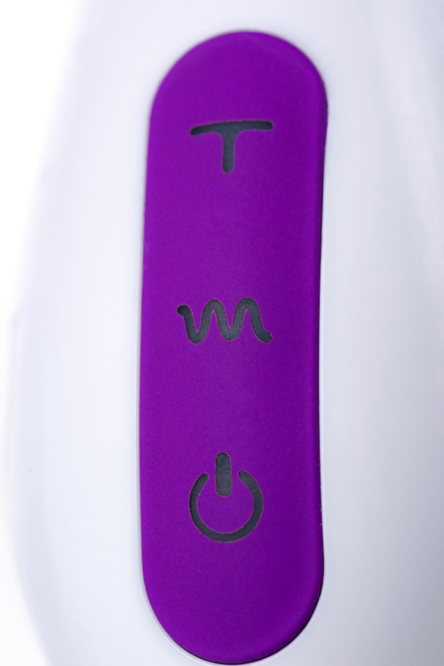 Фиолетовый вибратор JOS TATY с пульсирующими шариками - 21,5 см. - 7
