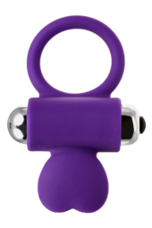 Фиолетовое виброкольцо с ресничками JOS PERY - 4