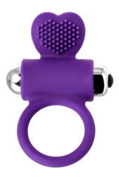 Фиолетовое виброкольцо с ресничками JOS PERY - 2