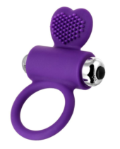 Фиолетовое виброкольцо с ресничками JOS PERY - 0