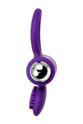 Фиолетовое виброкольцо с ресничками JOS PERY - 3
