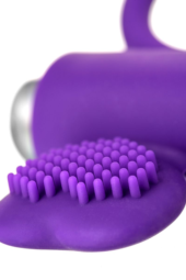 Фиолетовое виброкольцо с ресничками JOS PERY - 8