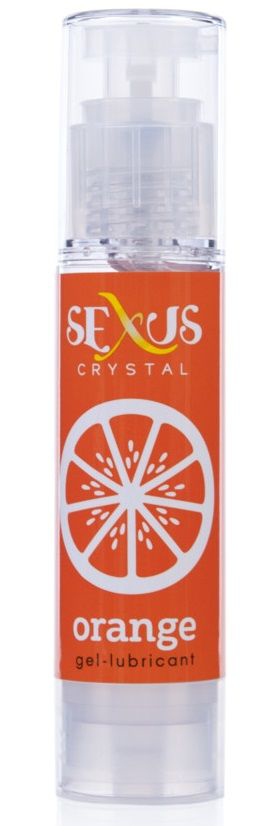 Увлажняющая гель-смазка с ароматом апельсина Crystal Orange - 60 мл. - 0