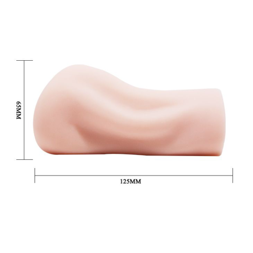 Компактный мастурбатор-вагина с эффектом смазки - 2