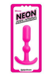 Розовая силиконовая анальная пробка Anal Anchor - 10,2 см. - 1