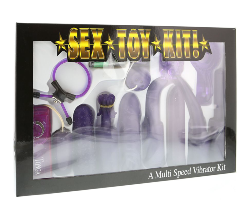 Фиолетовый вибронабор SEX TOY KIT LAVENDER - 1