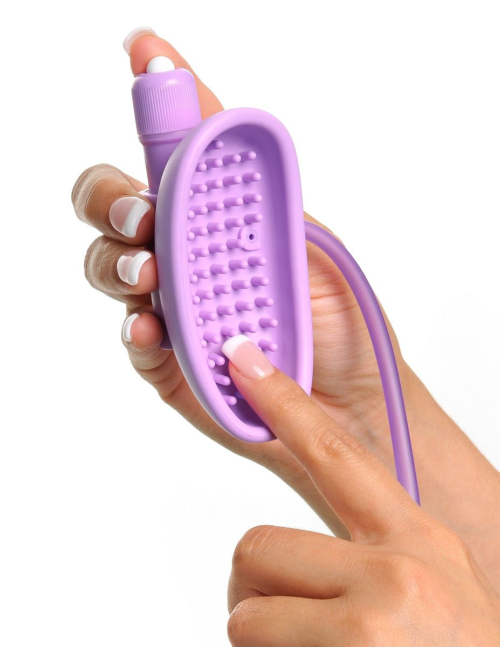 Сиреневая вакуумная вибропомпа для вагины Sensual Pump-Her - 6
