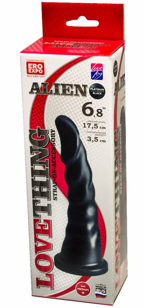 Насадка для трусиков харнесс Alien - 17,5 см. - 0