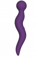 Фиолетовый жезловый вибромассажёр Cassi - 21 см. - 0