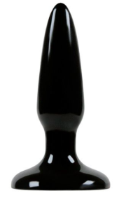Чёрная анальная мини-пробка Jelly Rancher Pleasure Plug Mini - 8,1 см. - 1
