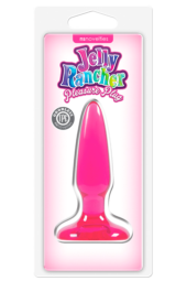 Розовая анальная мини-пробка Jelly Rancher Pleasure Plug Mini - 8,1 см. - 0