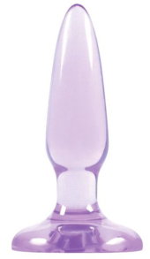 Фиолетовая анальная мини-пробка Jelly Rancher Pleasure Plug Mini - 8,1 см. - 1