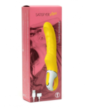 Жёлтый вибратор Satisfyer Vibes Yummy Sunshine - 22,5 см. - 3