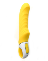 Жёлтый вибратор Satisfyer Vibes Yummy Sunshine - 22,5 см. - 2