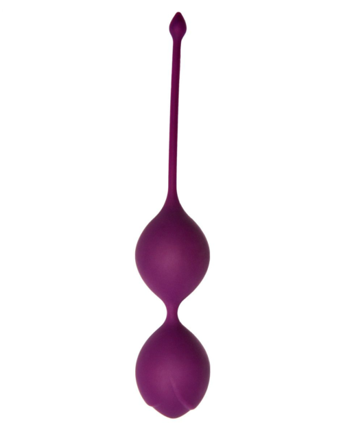 Фиолетовые вагинальные шарики Кегеля со смещенным центом тяжести Delta - 0