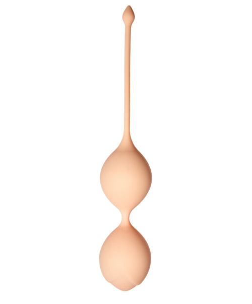 Телесные вагинальные шарики Кегеля со смещенным центом тяжести Delta - 0