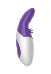 Фиолетовый вибростимулятор с ушками The Lay-on Rabbit - 2