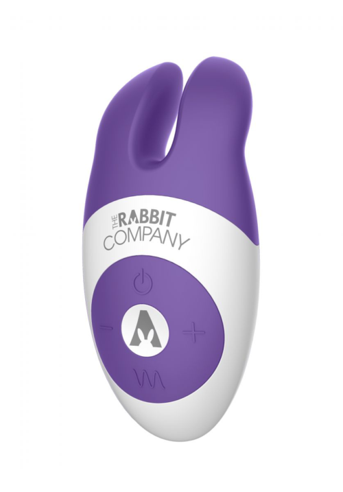 Фиолетовый вибростимулятор с ушками The Lay-on Rabbit - 0