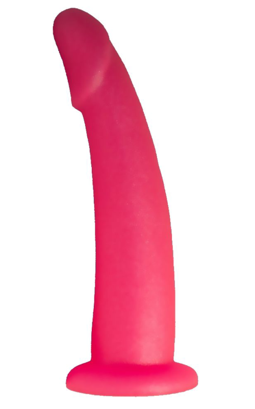 Розовый плаг-массажёр для стимуляции простаты - 16 см. - 0