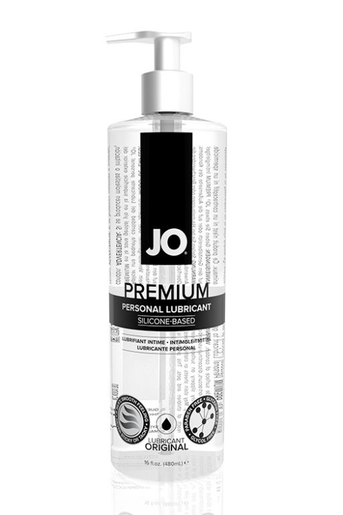 Нейтральный лубрикант на силиконовой основе JO Personal Premium Lubricant - 480 мл. - 0