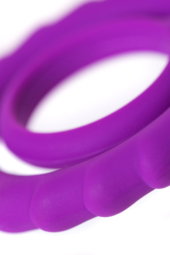 Фиолетовое эрекционное кольцо на пенис JOS GOOD BUNNY - 7