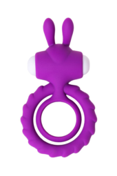 Фиолетовое эрекционное кольцо на пенис JOS GOOD BUNNY - 1