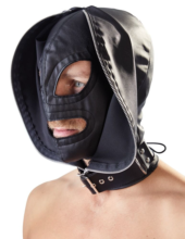 Двухслойный шлем-маска с отверстиями для глаз и рта - 1