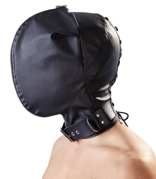 Двухслойный шлем-маска с отверстиями для глаз и рта - 4