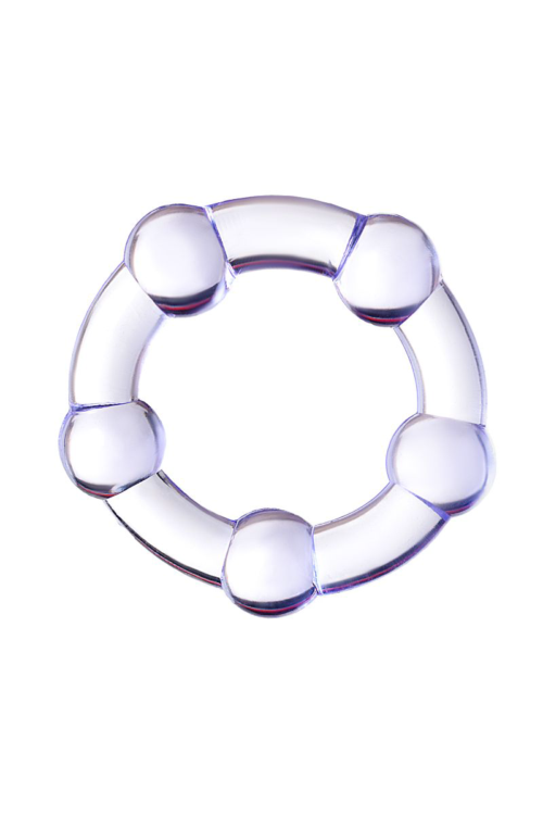 Фиолетовое эрекционное кольцо A-Toys - 1