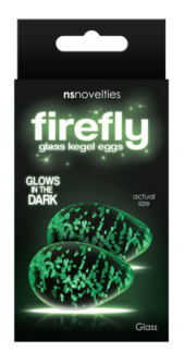 Прозрачные, светящиеся в темноте вагинальные яички Kegel Eggs - 1