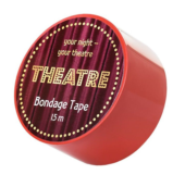 Красный бондажный скотч TOYFA Theatre - 15 м. - 0