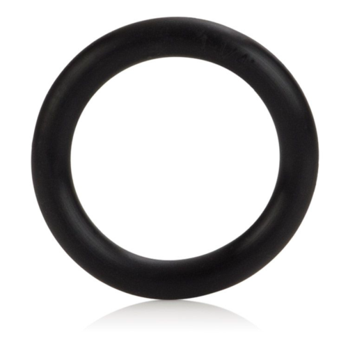 Чёрное эрекционное кольцо Black Rubber Ring - 0