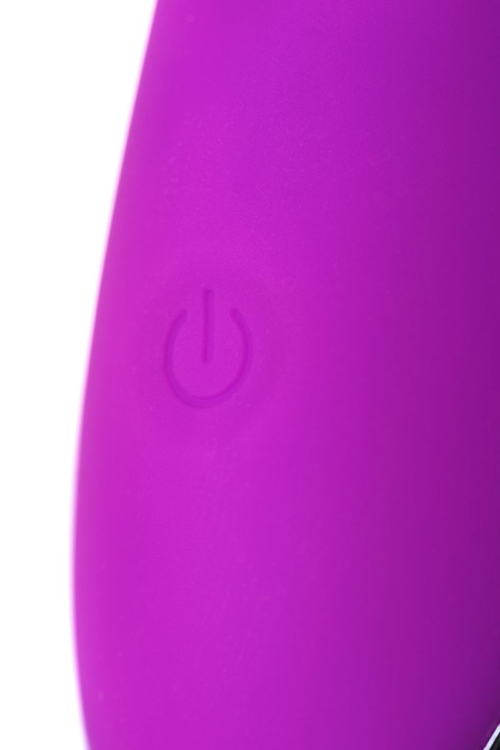 Фиолетовый вибратор с ресничками JOS DESI - 18,5 см. - 10