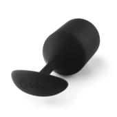 Чёрная пробка для ношения B-vibe Snug Plug 5 - 14 см. - 1