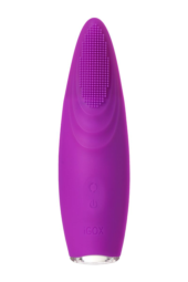 Фиолетовый клиторальный стимулятор с ресничками JOS ALICIA - 15,5 см. - 3