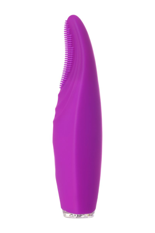 Фиолетовый клиторальный стимулятор с ресничками JOS ALICIA - 15,5 см. - 1