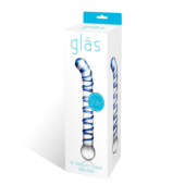 Изогнутый стеклянный фаллос G-Spot Glass Dildo - 17 см. - 2
