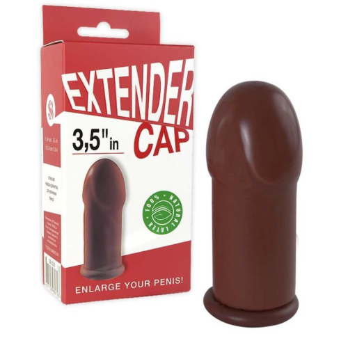 Коричневая насадка-удлинитель Extender Cap 3.5 - 0