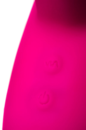 Розовый вибратор с клиторальным стимулятором L EROINA - 17 см. - 7