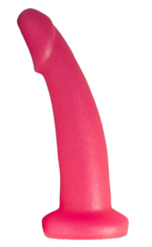 Розовый плаг-массажёр для простаты - 13,5 см. - 0