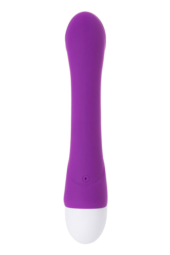 Фиолетовый вибратор LOVEMOMENT с подогревом - 21,5 см. - 4
