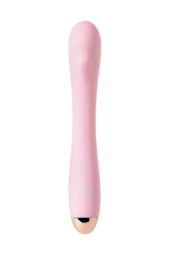 Розовый вибромассажер Eromantica Kristen - 22,5 см. - 1